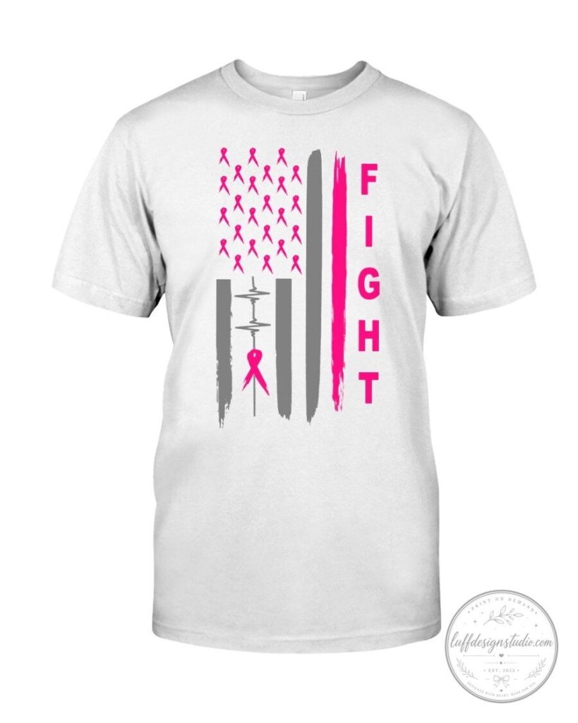 Fight Breast Cancer Awareness Ribbon T-Shirt