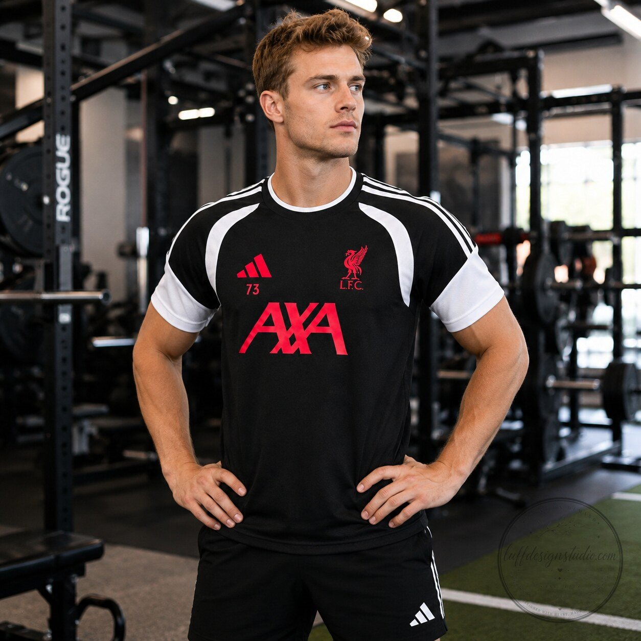 Adidas Liverpool FC 2025/26 AXA Training Jersey