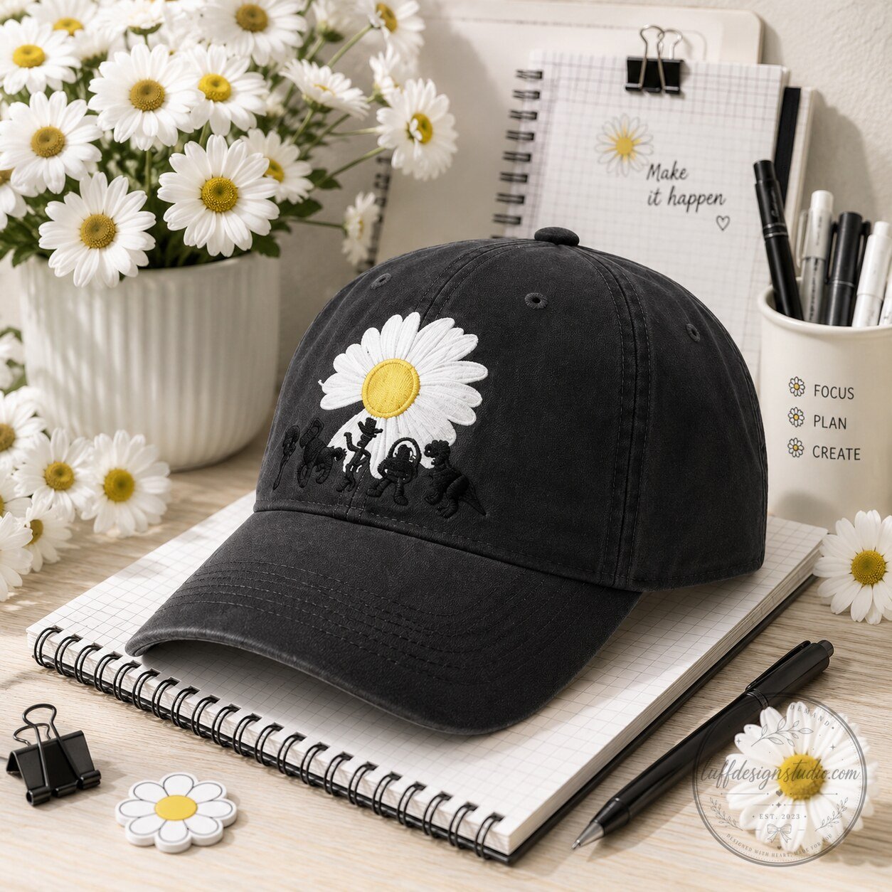 "Top Trendy Starbucks and Toy Story Accessories You Need Now" 5 PEACEMINUSONE × TOY STORY THE FIRST FAN DAISY CAP